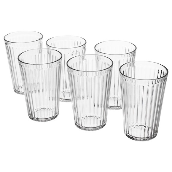 IKEA Other - 6 IKEA Vardagen Glass Cups